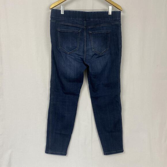 Liverpool Jeans Womens 12P Blue Pull-On Jegging Skinny Sienna Dark Wash 34x26 - Picture 5 of 16